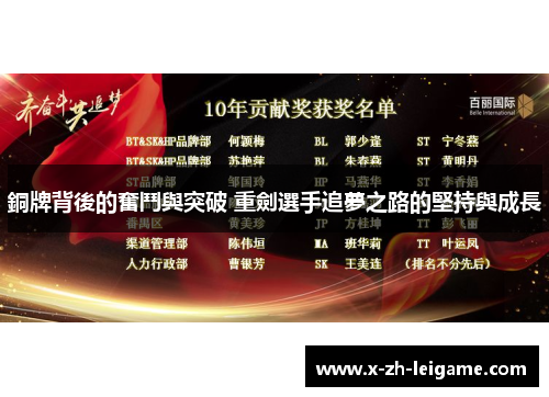 銅牌背後的奮鬥與突破 重劍選手追夢之路的堅持與成長 銅牌背後的奮鬥與突破 重劍選手追夢之路的堅持與成長